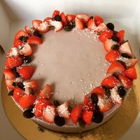 Vegan cheese cake 💕 at Huis Timmermans in Tongeren