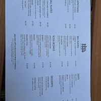 Menu ( April 2024) different from previous month at Soul Food Kitchen in Glasgow