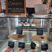 Raw cakes at Soul Food Kitchen in Glasgow