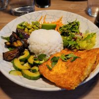 Sesame tofu soul bowl at Soul Food Kitchen in Glasgow