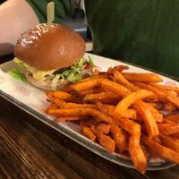 Sweet potato fries at HUB St Ives in St Ives