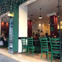 Tarantula from the pavement seating at Tarantula in Thessaloniki