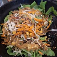 Green salad at Tarantula in Thessaloniki