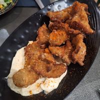 Mushroom nuggets at Tarantula in Thessaloniki