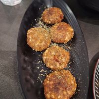 Tirokroketes (fried cheese balls) at Tarantula in Thessaloniki