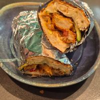 Sandwich with mushroom nuggets at Tarantula in Thessaloniki