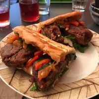 Meatball Sandwich - Vegan at Tarantula in Thessaloniki