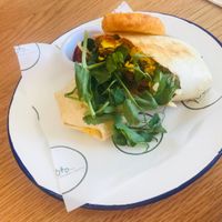 Breakfast burrito  at Flora by Greenhouse Canteen in West End