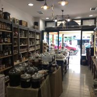 The shop from inside  at Honey & Nuts in Crete