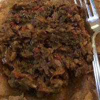 Zero waste starter  at Karma Kitchen Cafe in Newcastle Upon Tyne