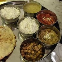 Thali at Karma Kitchen Cafe in Newcastle Upon Tyne