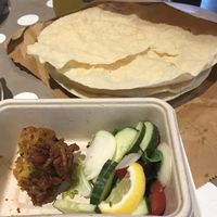 Bhaji-tasting at Karma Kitchen Cafe in Newcastle Upon Tyne