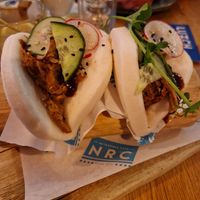 Vegan bao buns at Nieuw Rotterdams Café in Rotterdam