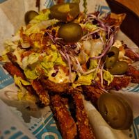 Vegan kapsalon at Nieuw Rotterdams Café in Rotterdam