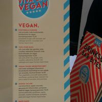 Vegan menu at Nieuw Rotterdams Café in Rotterdam