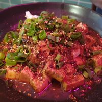 New mapo rice noodle dish. It was gross!  at Harpoon Social Club in Bendigo