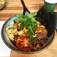 Pumpkin tofu ramen at Harpoon Social Club in Bendigo