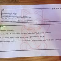 Sweets at Harpoon Social Club in Bendigo