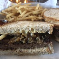 Impossible patty melt. Amazing!  at The Foundry Kitchen and Tavern in Sandy Hook
