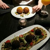 Falafel at Flora Hall Brewing in Ottawa