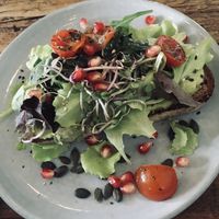 Bread with avocado  at Die 3 Schwestern in Muenster