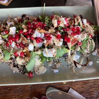 Brot mit veganem Feta und Feigen at Die 3 Schwestern in Muenster