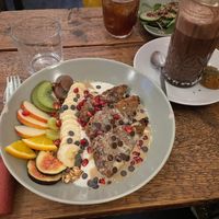 Banane bread French Toast at Die 3 Schwestern in Muenster