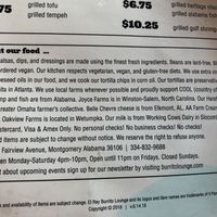 Description of food & restaurant! at El Rey Burrito Lounge in Montgomery