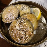Fried aubergine with sesame at EDO in Belfast