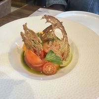 Heritage tomato salad  at EDO in Belfast