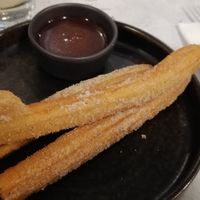 Vegan churros and chocolate at EDO in Belfast