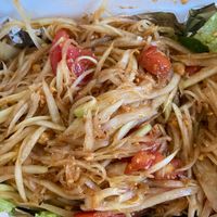 Papaya salad  at Asian Fusion in Fort Bragg
