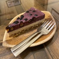 Vegan blueberry cheesecake (was my fav by a lot)  at Kula in Pisac
