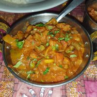 Vegan dish at Indian Lounge in Nice