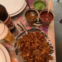 Onion Bhaji starter  at Indian Lounge in Nice