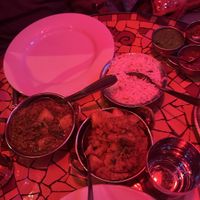 Aloo gobi and aloo mutter   at Indian Lounge in Nice