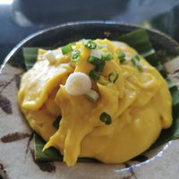 Chickpeas scrambled eggs at Asa Vegan Kitchen and Studio in Chiang Mai