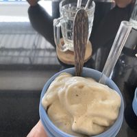 Frozen banana and lemon  at Asa Vegan Kitchen and Studio in Chiang Mai