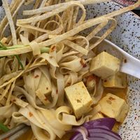 Khao soi all mixed up    at Asa Vegan Kitchen and Studio in Chiang Mai