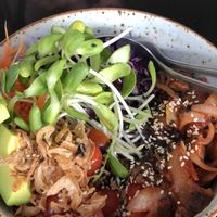 Bbq mushroom bowl!  at Asa Vegan Kitchen and Studio in Chiang Mai