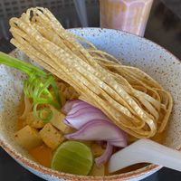 Khao soi  at Asa Vegan Kitchen and Studio in Chiang Mai