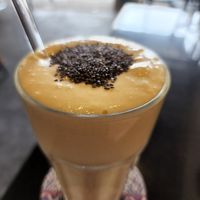 Mango lassi at Asa Vegan Kitchen and Studio in Chiang Mai