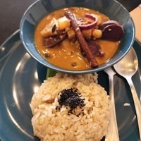Massaman curry at Asa Vegan Kitchen and Studio in Chiang Mai