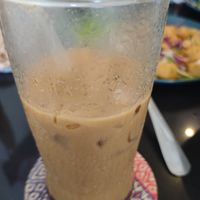 Chai latte at Asa Vegan Kitchen and Studio in Chiang Mai