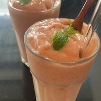 Strawberry n banana smoothies   at Asa Vegan Kitchen and Studio in Chiang Mai