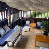 The upstairs space   at Asa Vegan Kitchen and Studio in Chiang Mai