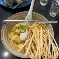 Khao soi  at Asa Vegan Kitchen and Studio in Chiang Mai