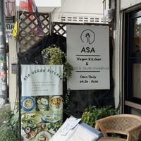 Outside look  at Asa Vegan Kitchen and Studio in Chiang Mai
