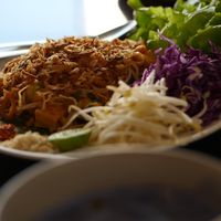 Pad thai at Asa Vegan Kitchen and Studio in Chiang Mai
