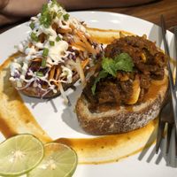 Mushroom Toast at Asa Vegan Kitchen and Studio in Chiang Mai